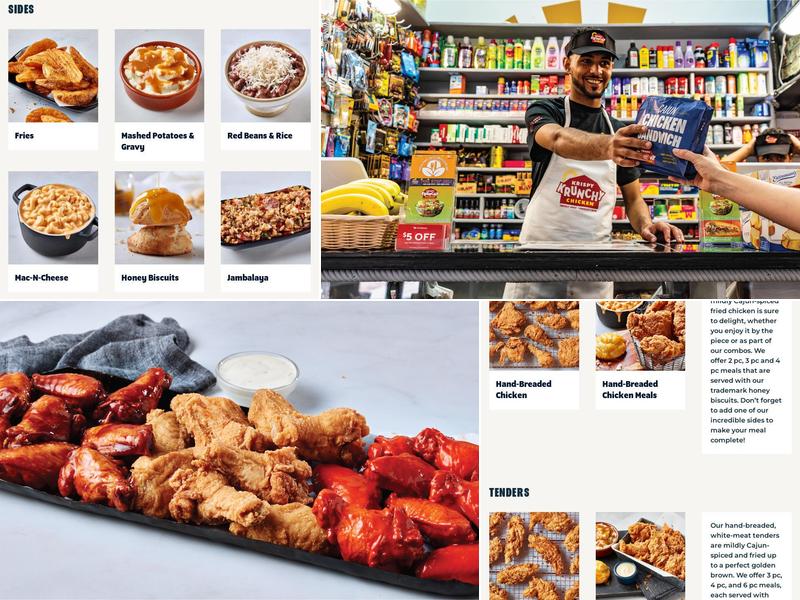 Krispy Krunchy Chicken Menu