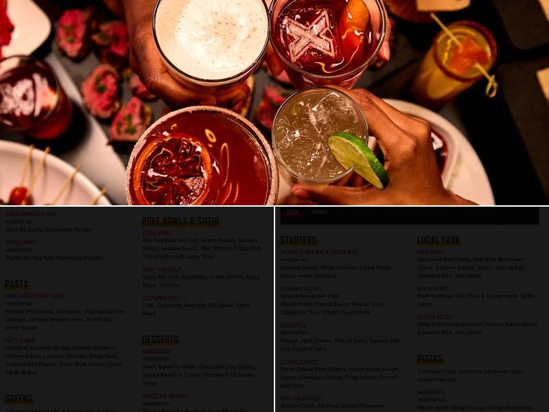 Lucky Strike Honolulu Menu