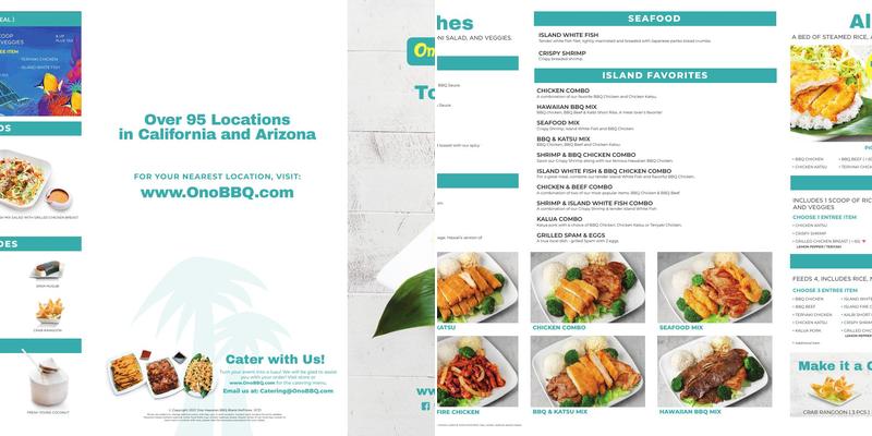 Hawaiian Ono Services Menu