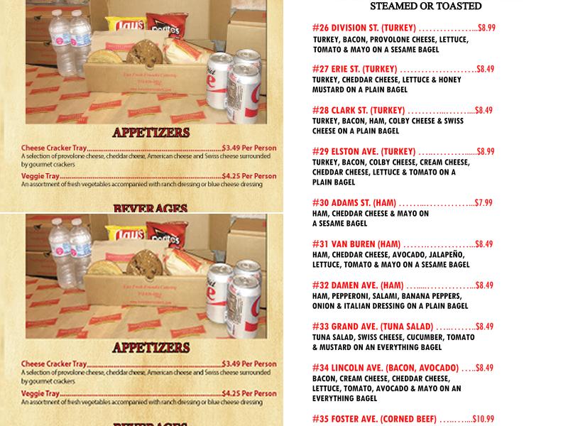 Halsted Street Deli Menu