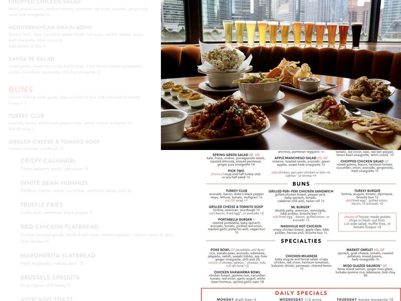 Marshall's Landing Menu