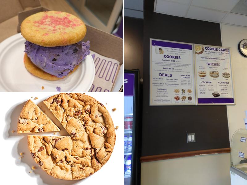 Insomnia Cookies Menu