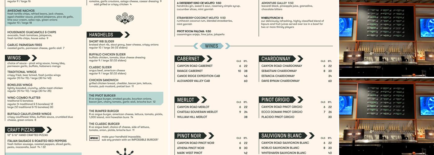 WhirlyBall Naperville Menu