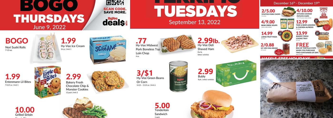 Hy-Vee Market Grille Menu