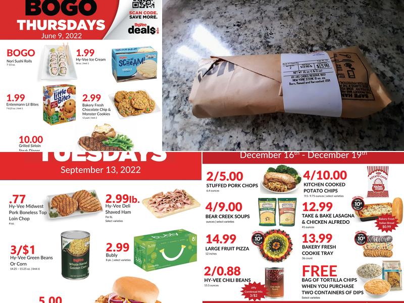 Hy-Vee Market Grille Menu