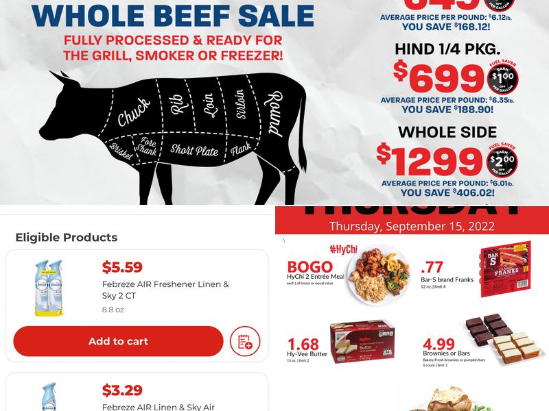 Hy-Vee Market Grille Menu