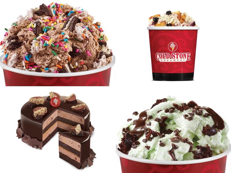 Cold Stone Creamery Menu