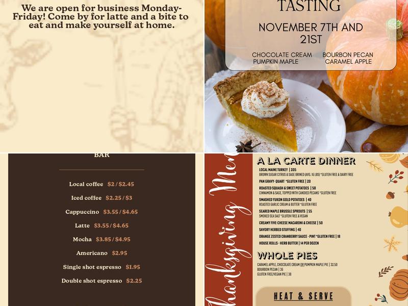Commons Kitchen Menu