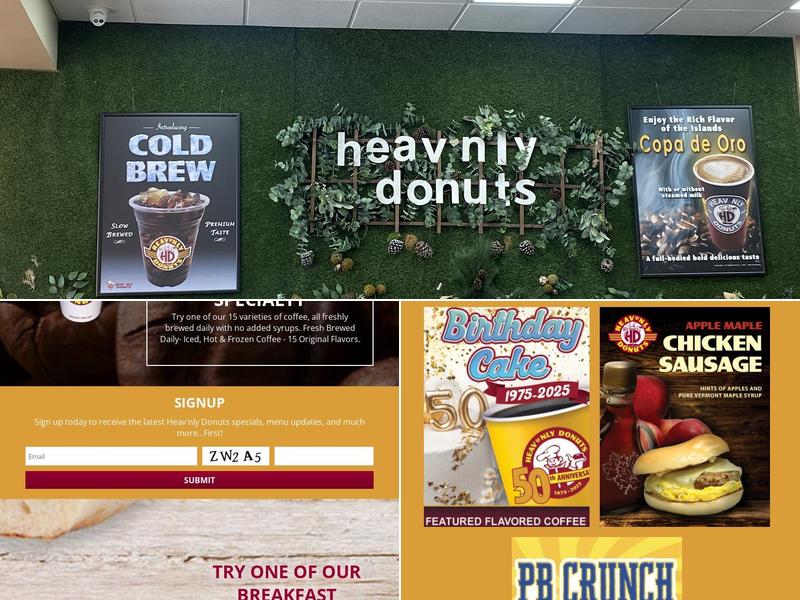Heav’nly Donuts Menu