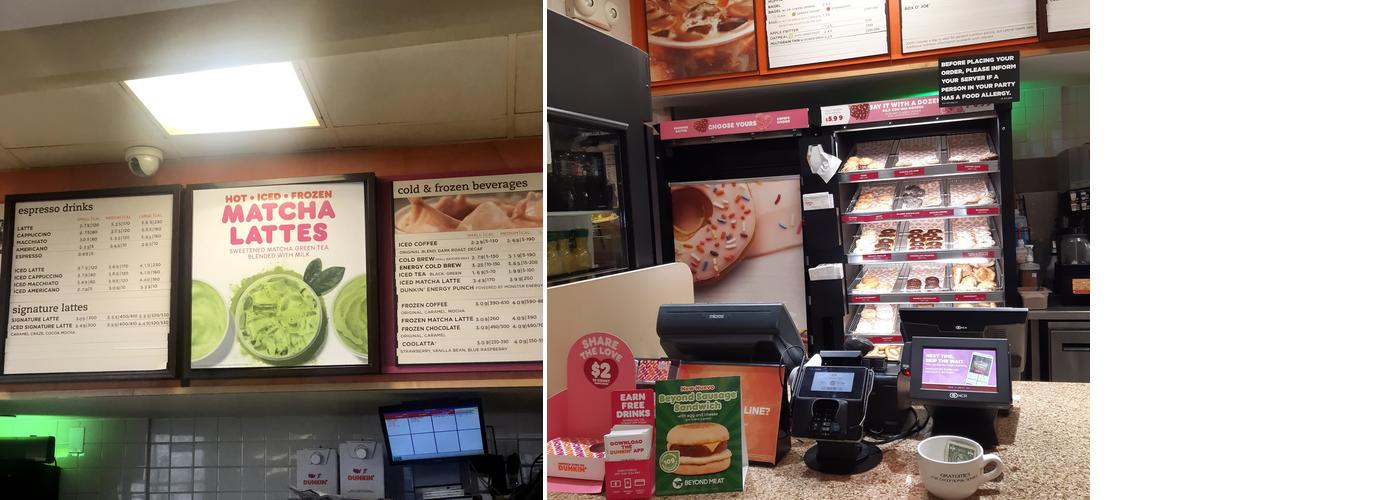 Dunkin' Menu