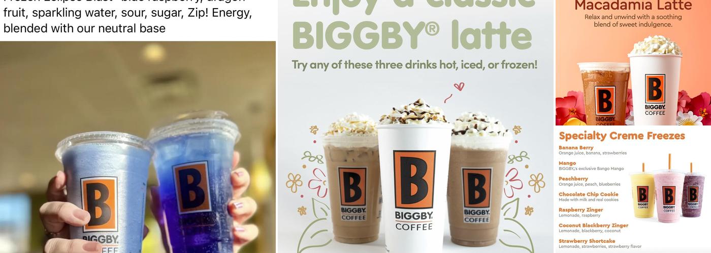 BIGGBY COFFEE Menu