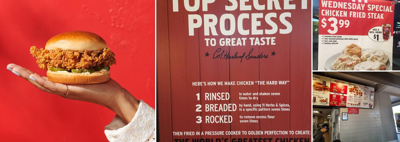 KFC Menu