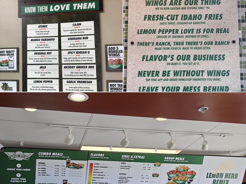 Wingstop Menu