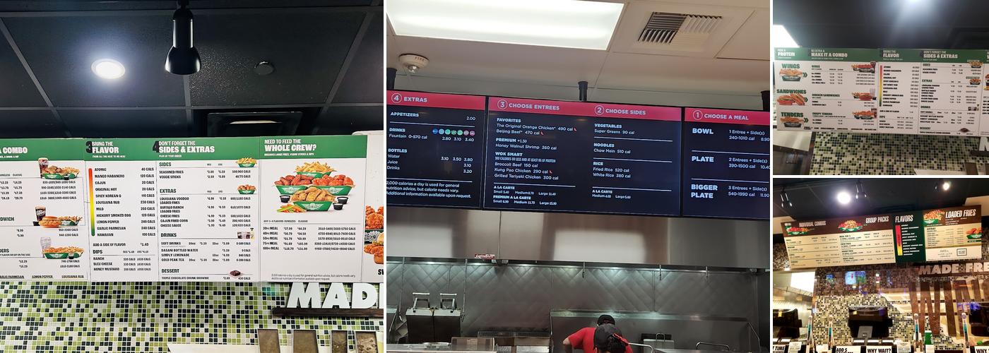 Wingstop Menu