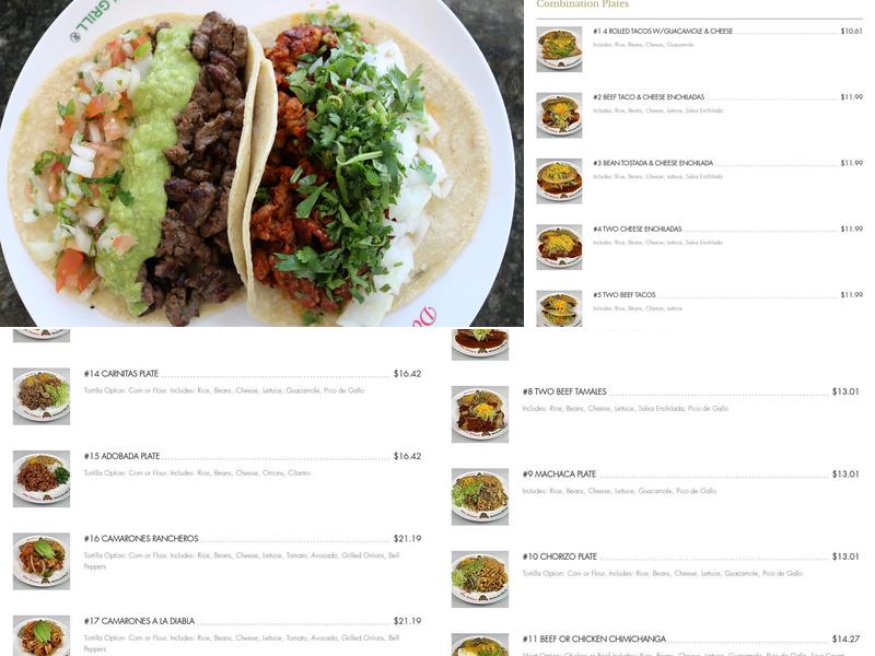 Don Tortaco Mexican Grill Menu
