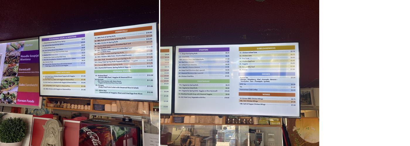 VietSub Express Menu