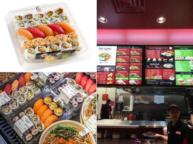 Bento Sushi Menu