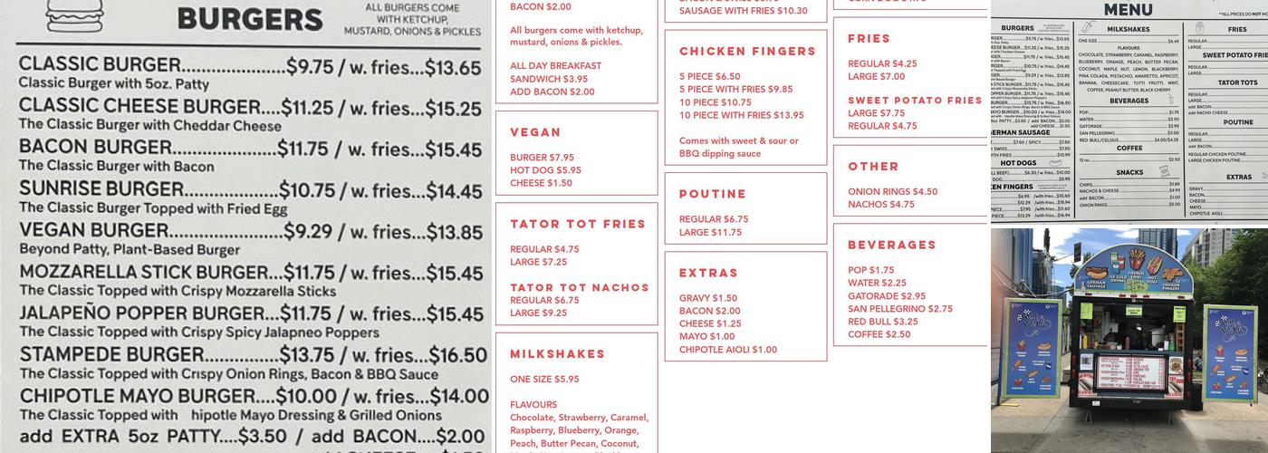 Pathway Pit Stop Menu