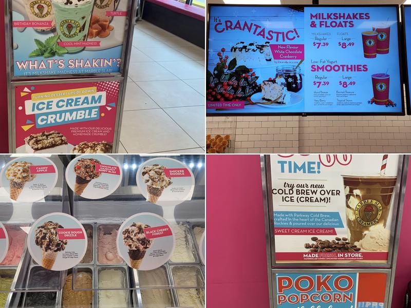 Marble Slab Creamery Menu