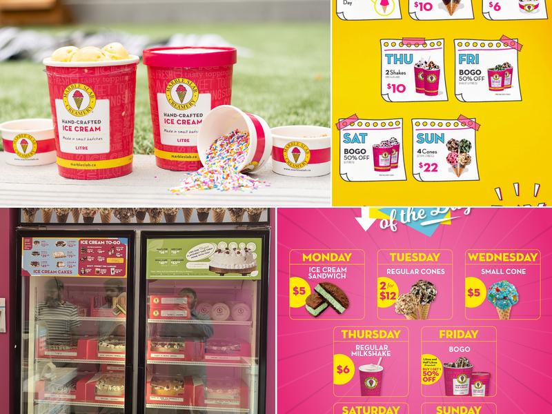 Marble Slab Creamery Menu