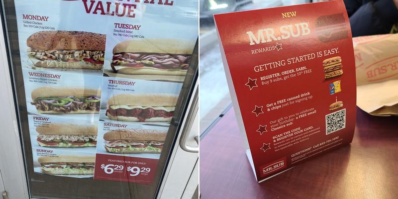 Mr.Sub Menu