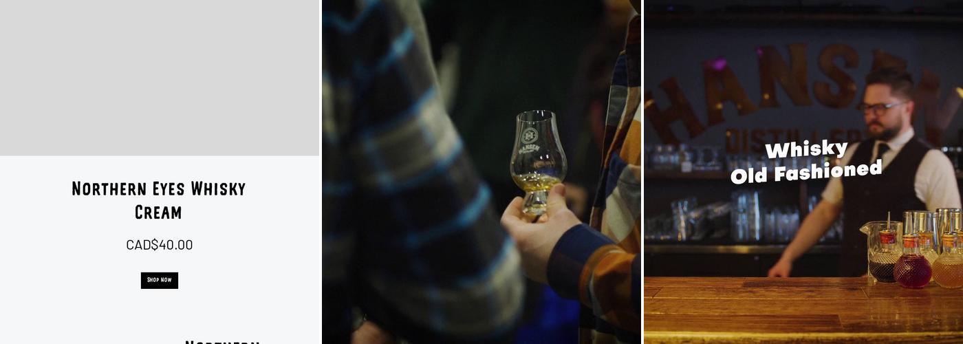 Hansen Distillery Menu