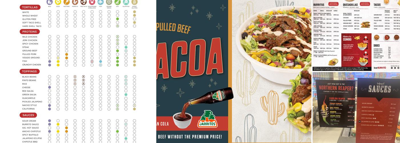 barBURRITO Menu