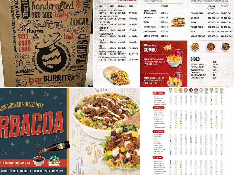 barBURRITO Menu
