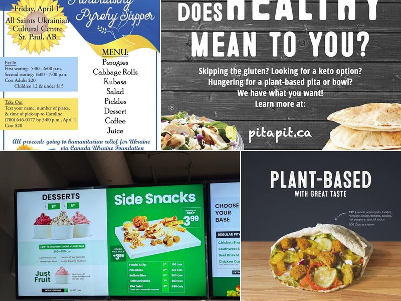 Pita Pit Menu