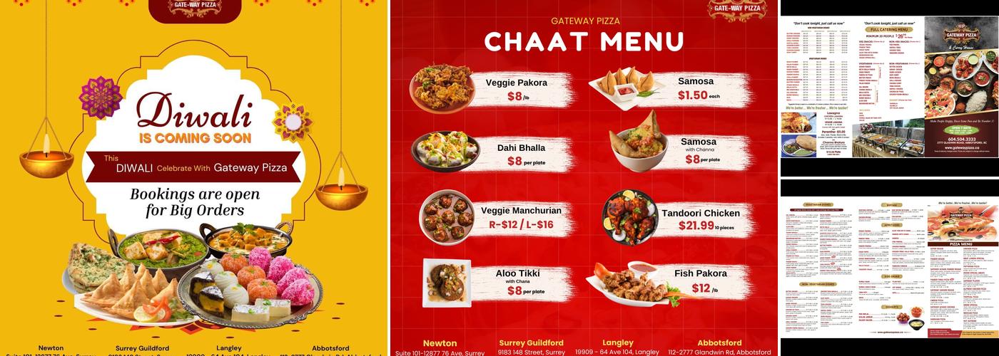 Gateway Pizza & Curry House Menu