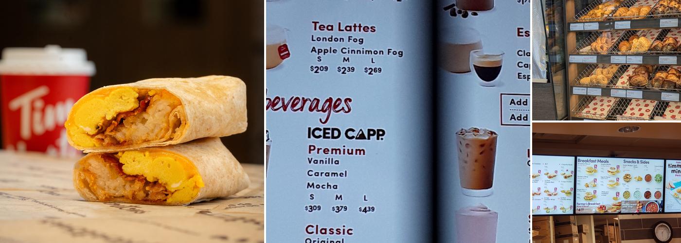 Tim Hortons Menu