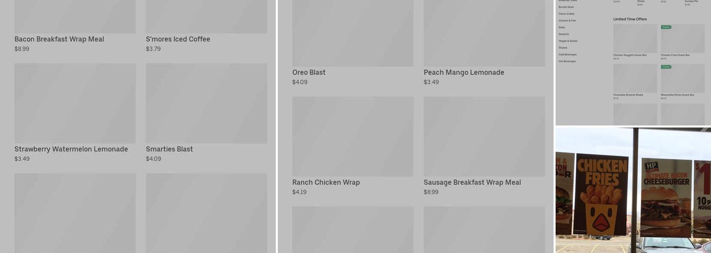 Burger King Menu