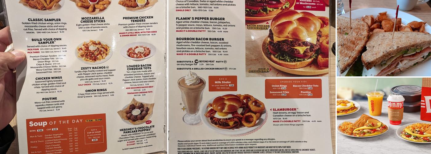 Denny's Menu