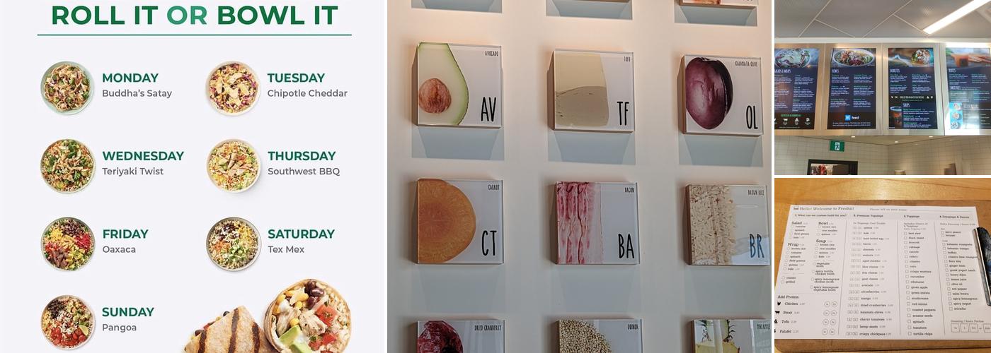 Freshii Menu