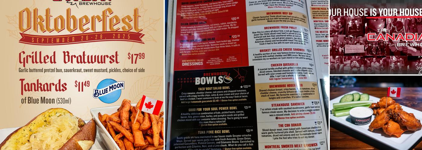 The Canadian Brewhouse & Grill (Abbotsford) Menu