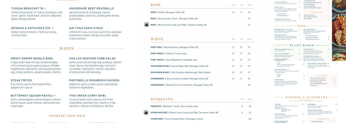 Milestones Menu