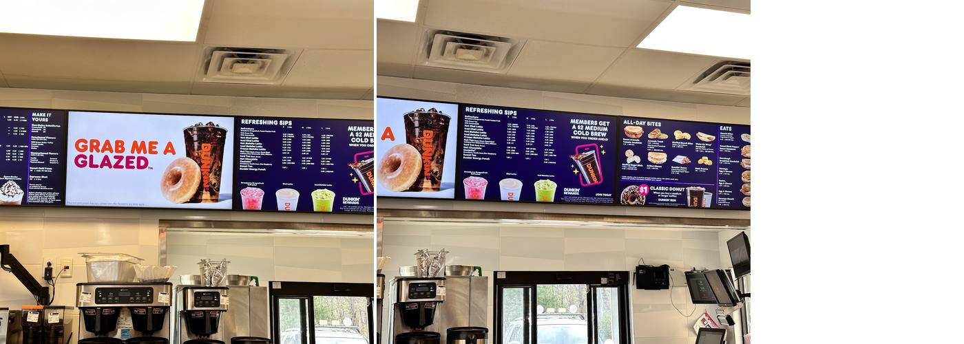 Dunkin' Menu