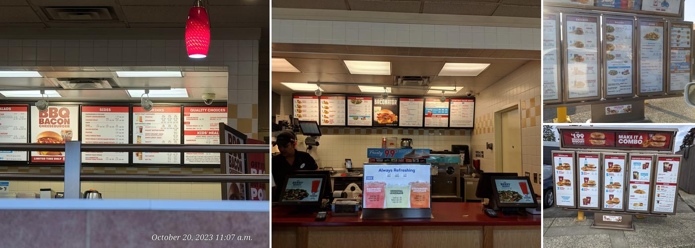 Wendy's Menu
