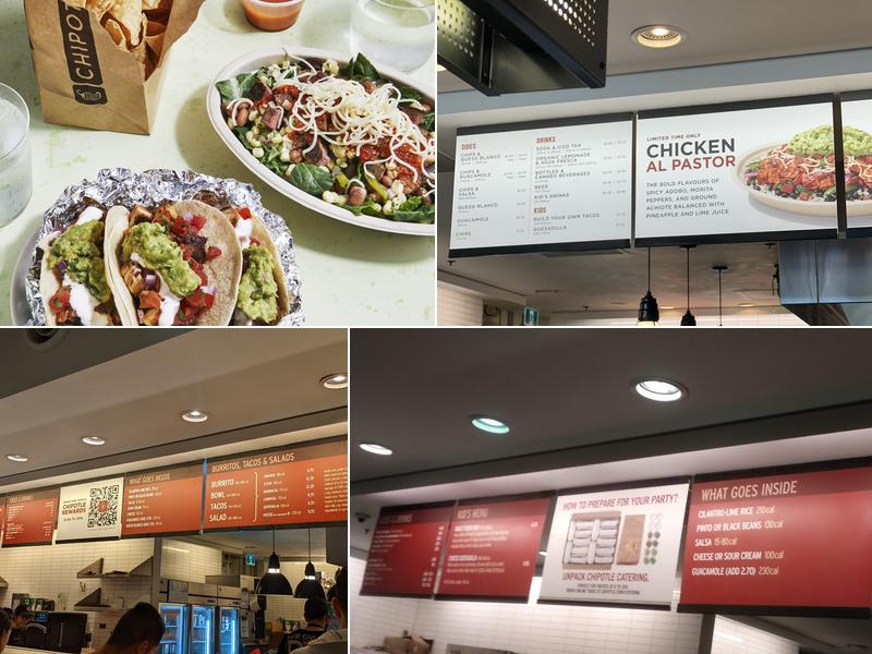 Chipotle Mexican Grill Menu