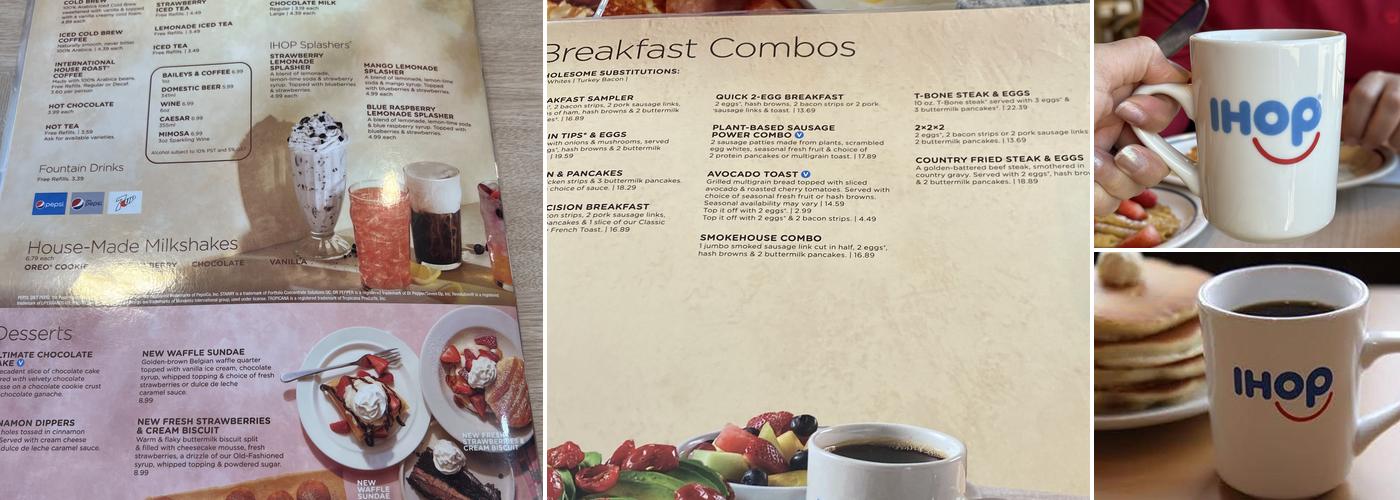 IHOP Menu