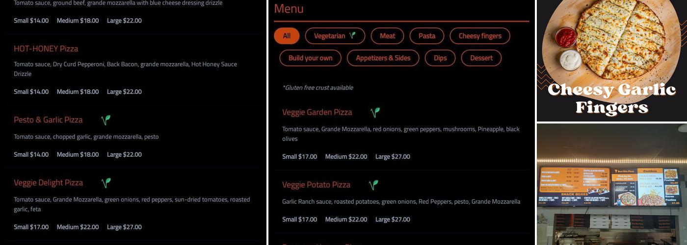 Best Bite Pizza Ltd Menu