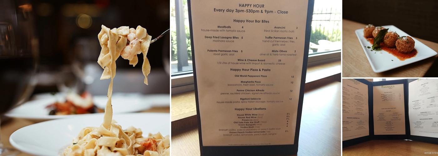 Frankie's Italian Chilliwack Menu