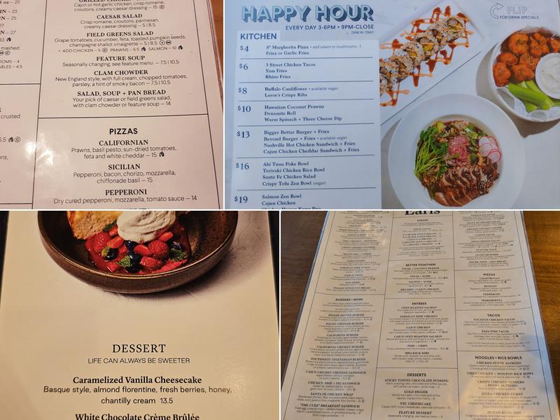 Earls Kitchen + Bar Menu