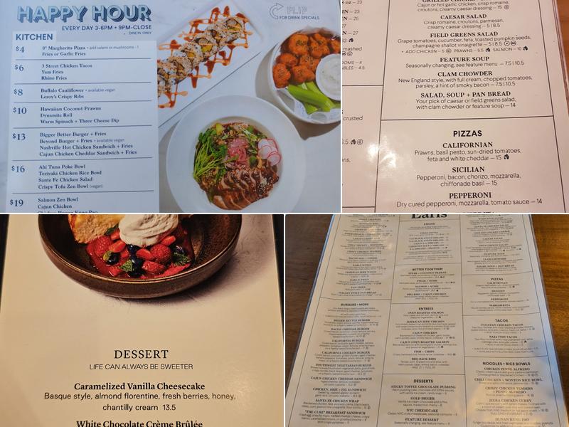 Earls Kitchen + Bar Menu
