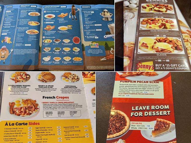 Denny's Menu