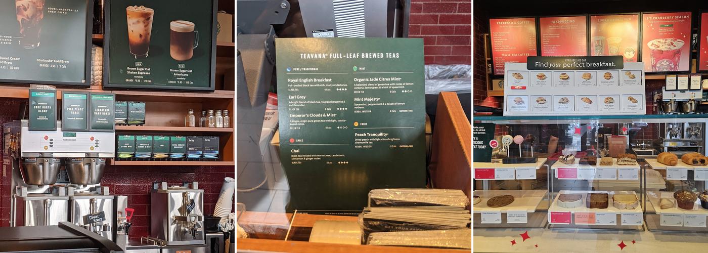 Starbucks Menu