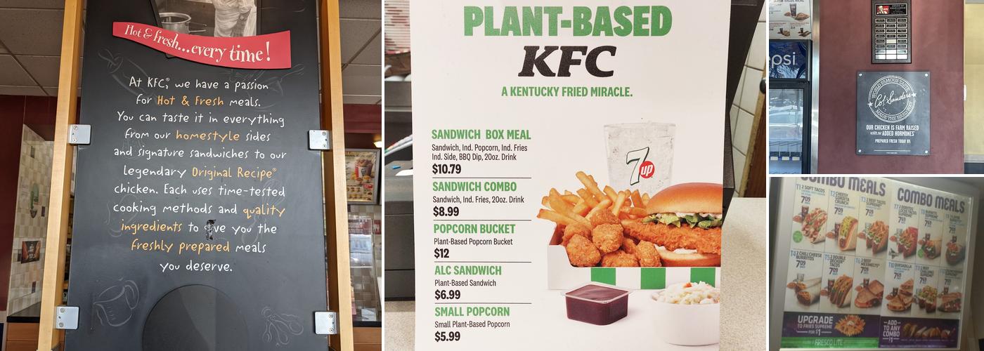 KFC Menu