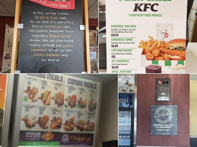 KFC Menu
