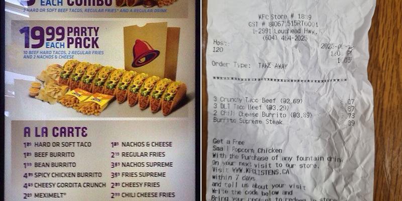 Taco Bell Menu