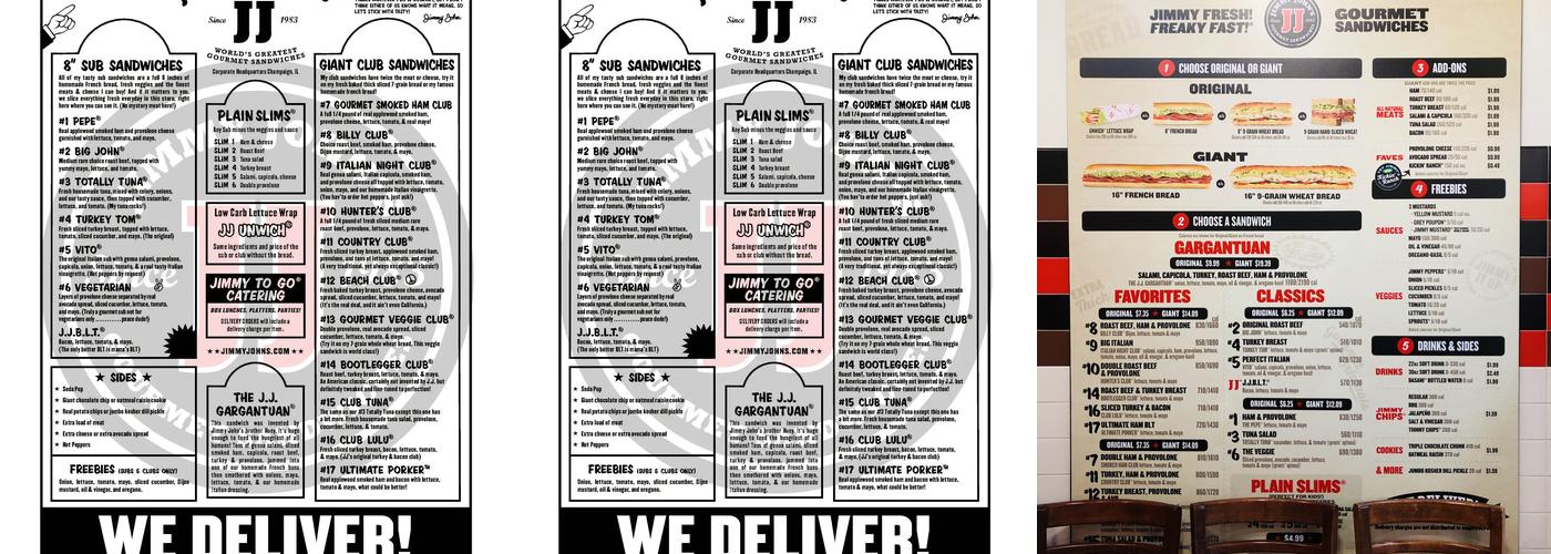 Jimmy John's Menu